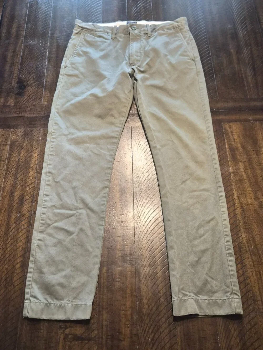J Crew Pants Mens 30x30 Green Broken In Khaki Cotton Military Field Trouser G711